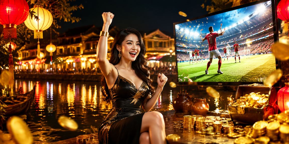 Người dùng tại Hội An tra cứu thông tin thanh toán trên điện thoại buổi tối