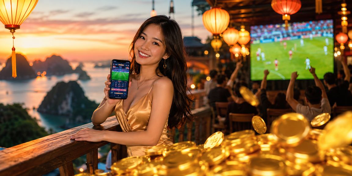 Người hâm mộ Esports tại Hội An theo dõi giải đấu trực tuyến dưới ánh đèn lồng đặc trưng